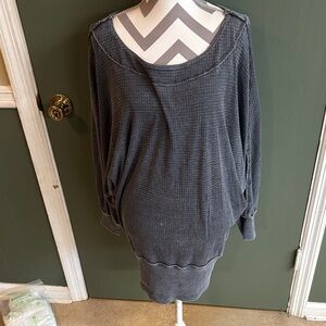 We The Free Gray Tunic Top